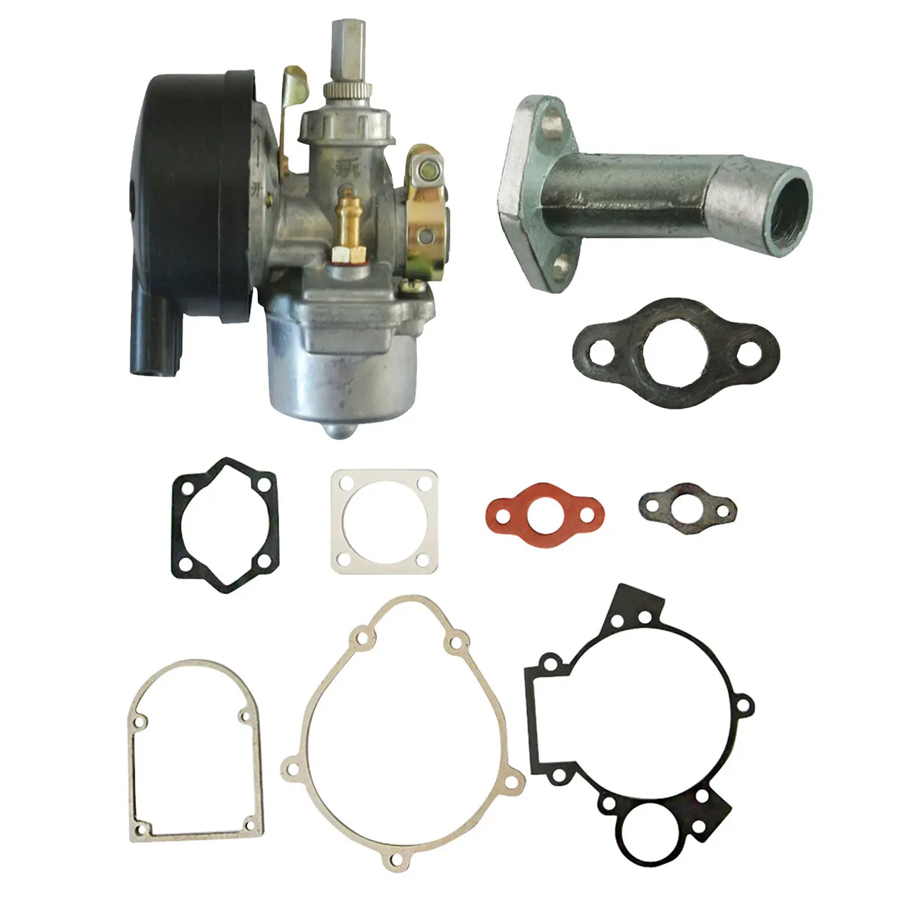 Ntake Manifold Carburetor Kit For 66cc 80cc Motorized Bike