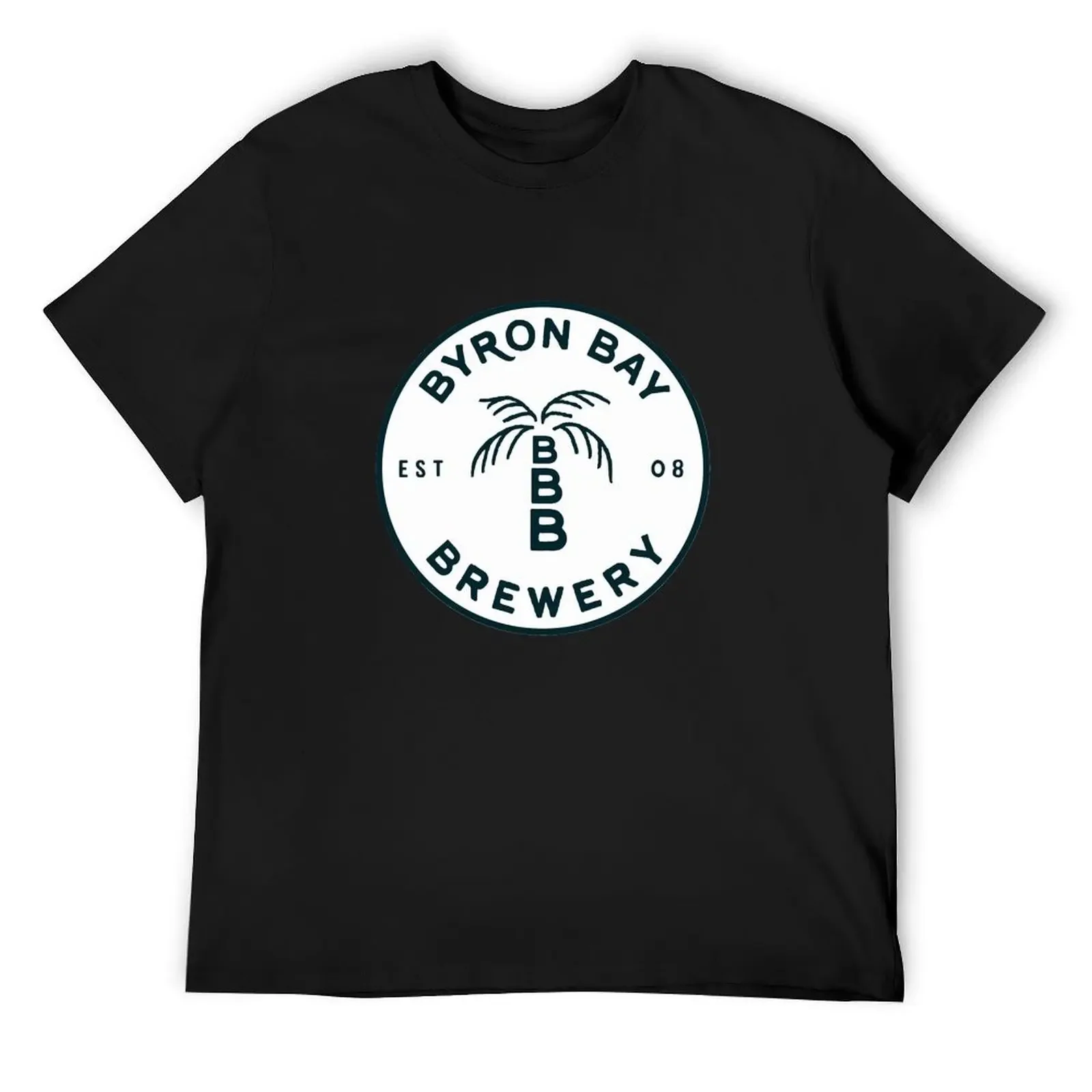 Byron Bay logo (white) T-Shirt custom shirt Blouse men t shirt