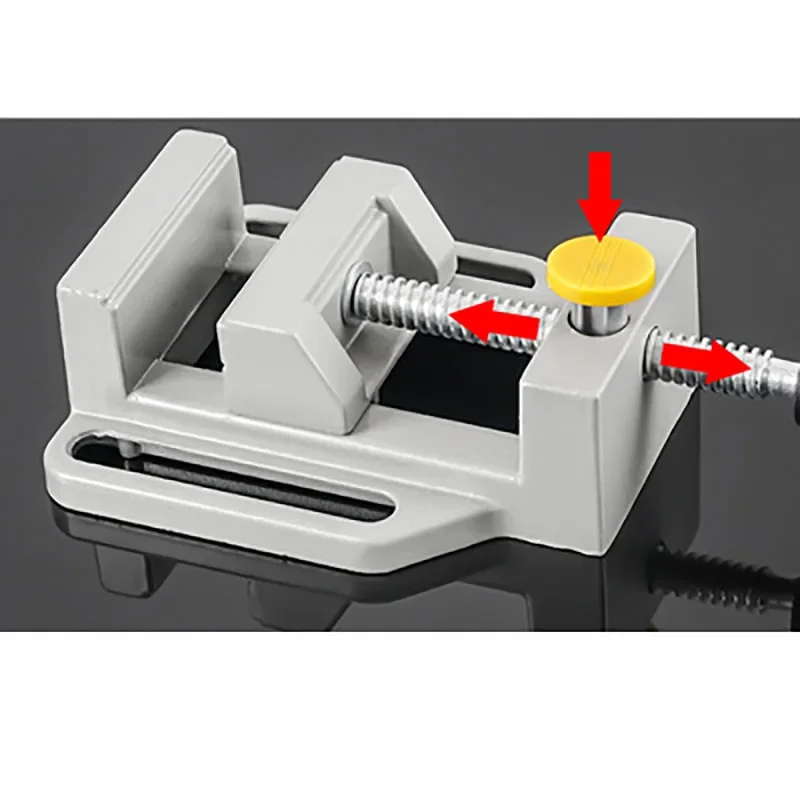 Pinze piatte Morsa da tavolo da lavoro Morsetto in metallo Dispositivo di fissaggio per incisore Dispositivo per router a piastra Utensili per la lavorazione del legno CNC