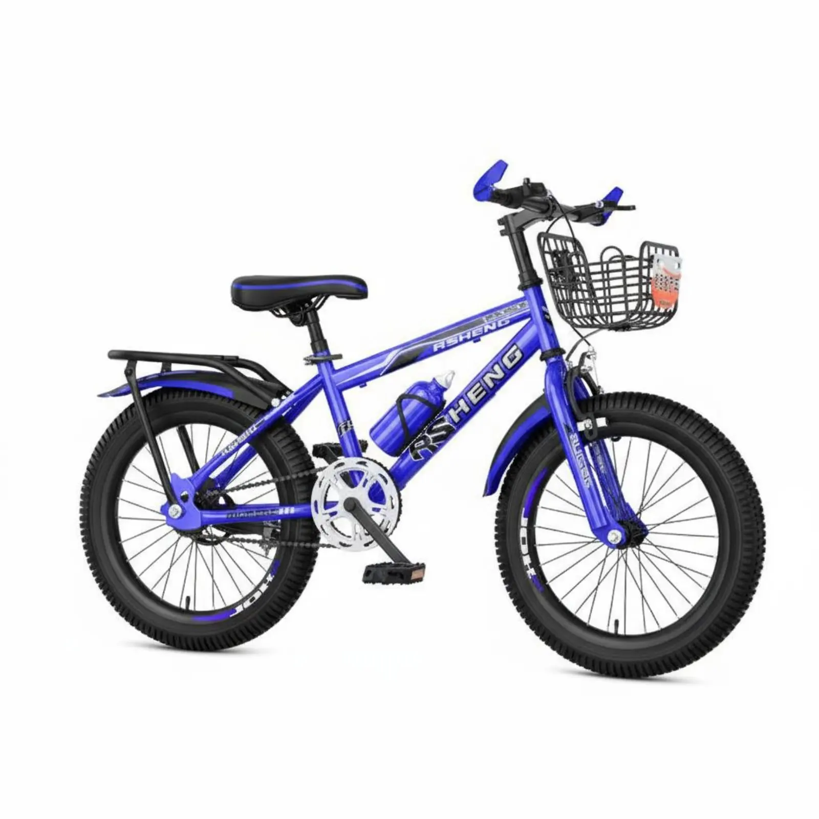 

Student Transport Bike Long-Lasting Gender-Neutral Young Bike Transport Cycle High-Carbon Steel Frame Double Disc Brake Cycle