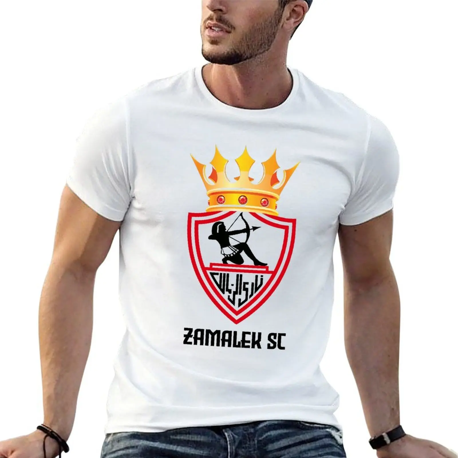 

Zamalek King T-Shirt t shirt for man 100 percent cotton man t shirts graphic T-Shirt