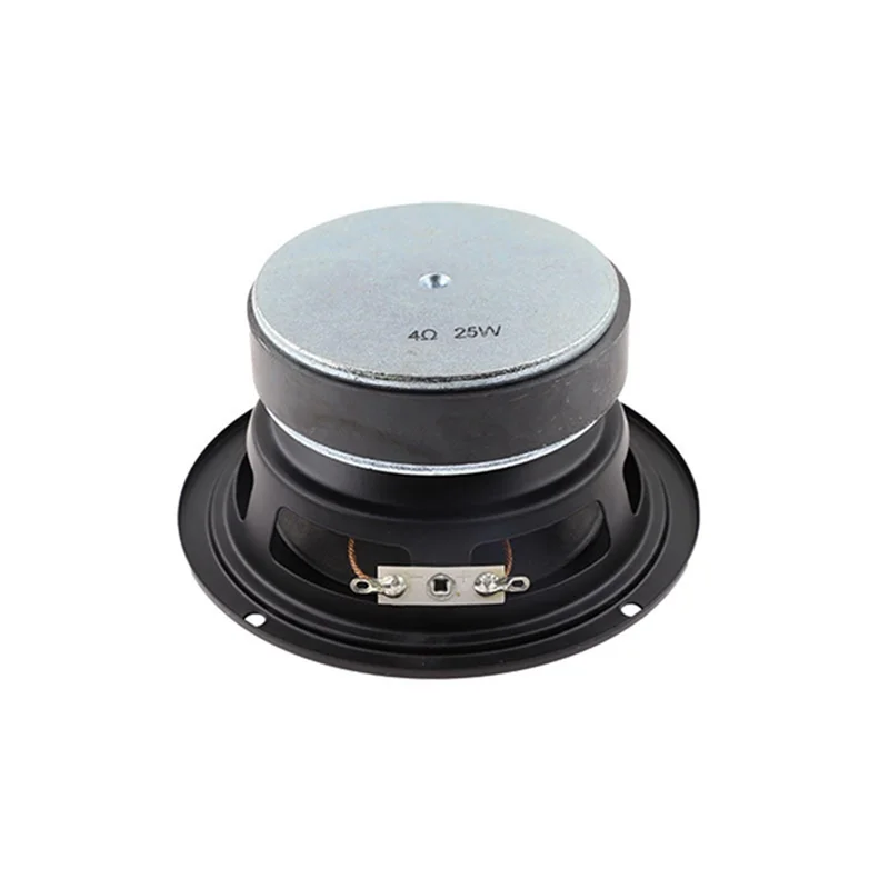 N82R Universal 4.5Inch Round Speaker Stereo Sound System 25W 6Ω Premium Audio Accessories Audio Midrange Loudspeaker