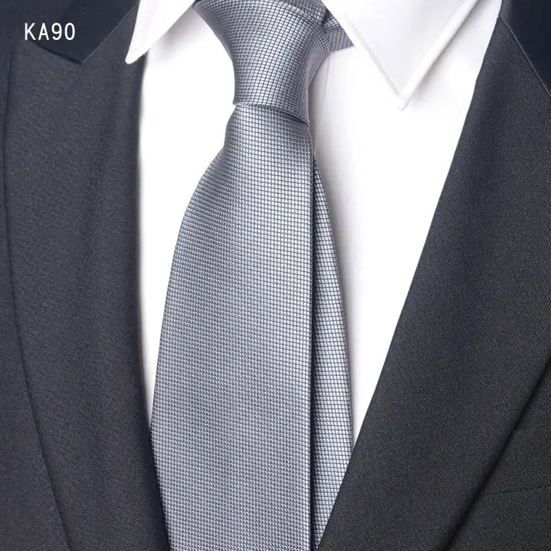 High Quality Handcrafted 9cm Wide Edition Cravat Blue Light Gray Striped Tie For Men\'s Business Attire Suit Commuting Necktie