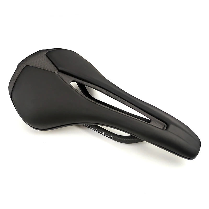 Newest Road Bike Full carbon fibre saddle carbon bicycle saddle EVA leather front seat mat hollow out ventilation comfortable