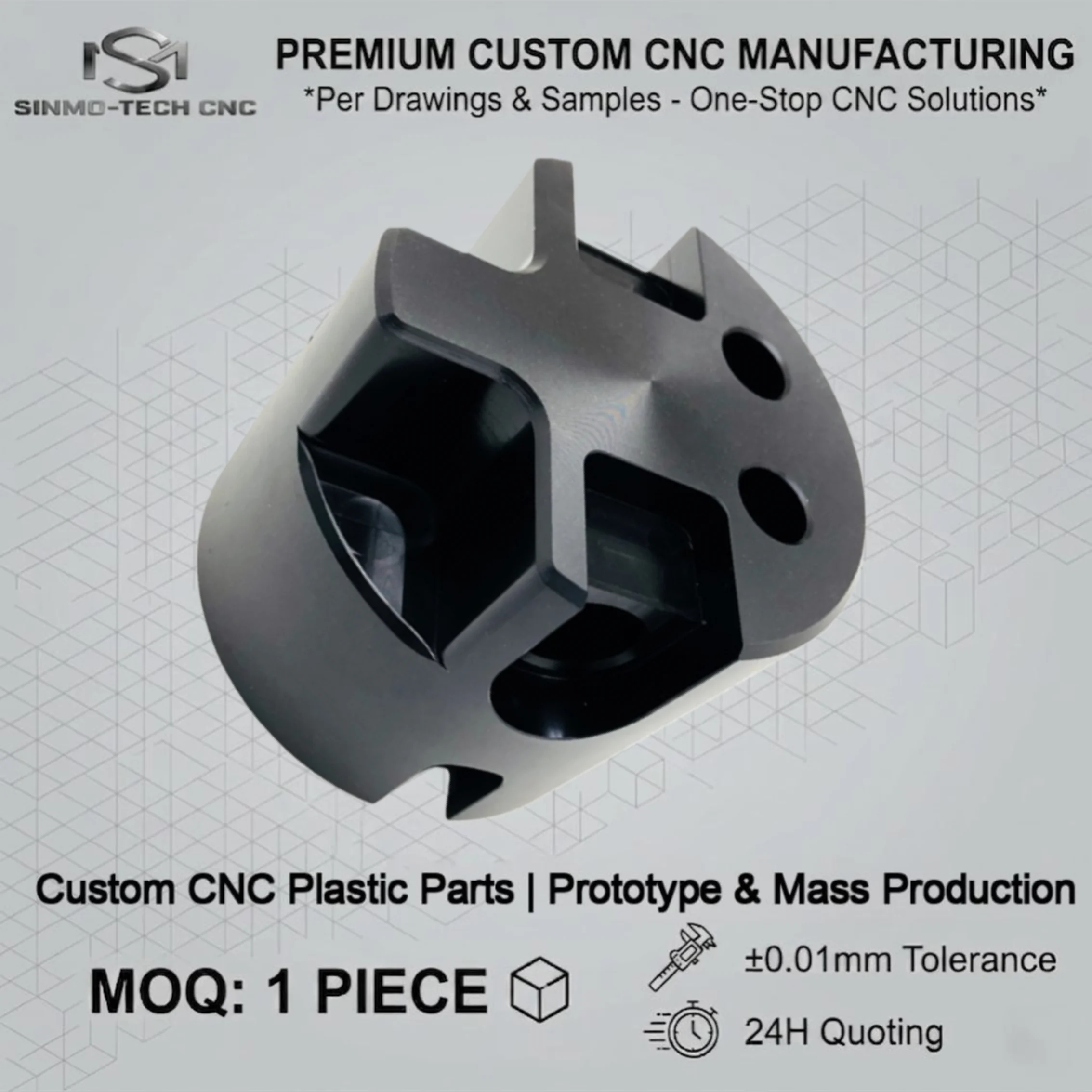 CNC Machining Engineering Plastic Test Fixture & Jig, Custom PC ABS FR4 PEEK CNC Milling Parts For Testing Equipment