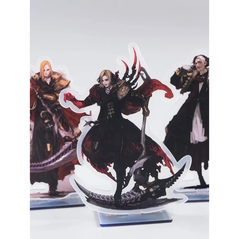 Anime model plate desk decor game Final Fantasy ff14 'raha Tia Emet-Selch Thancred cosplay acrylic BL stand figure Xmas gift