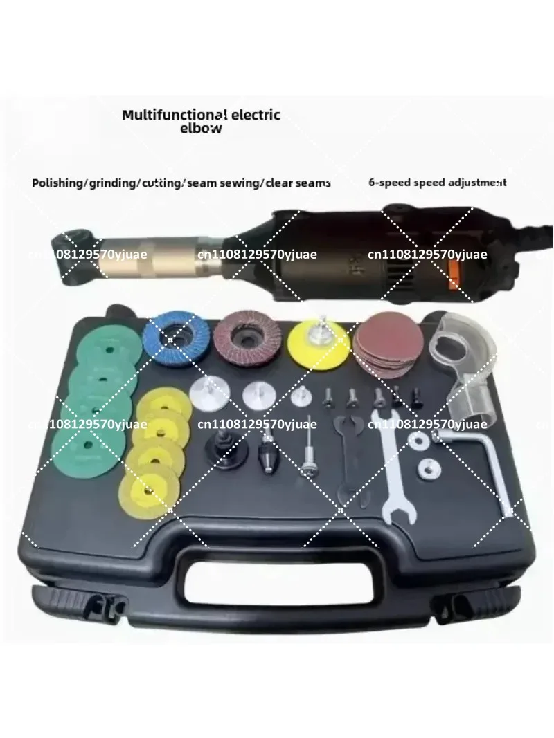 350W 90 Degree Electric Rotary Tool for Jewelry Engraving, Wood Carving, Mold Polishing and Tile Cleaning