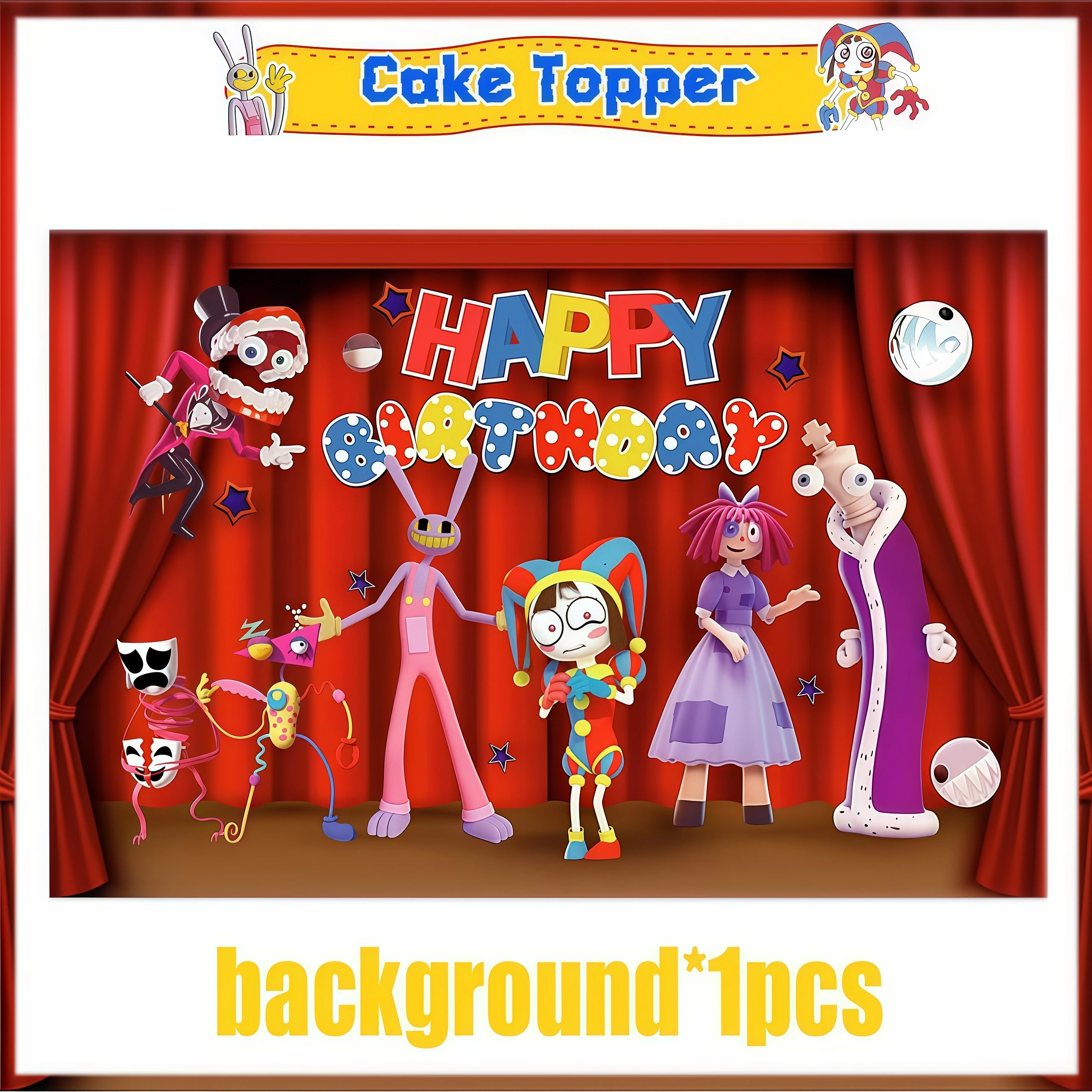 Erstaunliches Tischgeschirr Geburtstagsparty-Dekoration Digitales Zirkus-Ballon-Teller-Becher-Banner-Set Kinder-Geschenk Baby-Shower-Partyzubehör – Detail 18