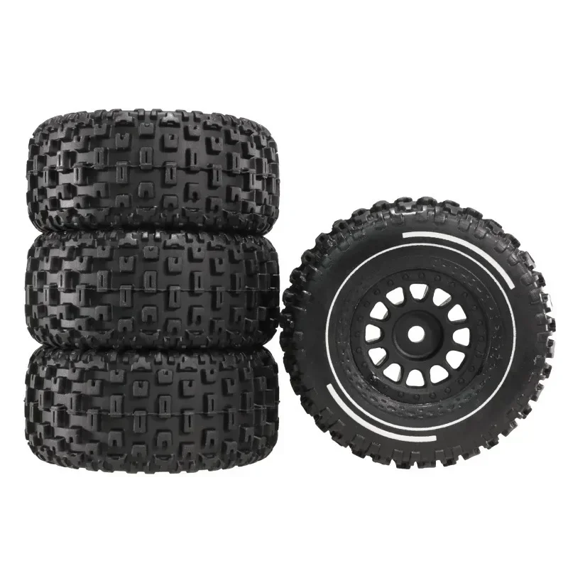 

4pcs 65mm Rubber Tire Tyre 12mm 14301 14302 14303 1/14 MJX HYPER GO RC Car Upgrade Parts Accessories