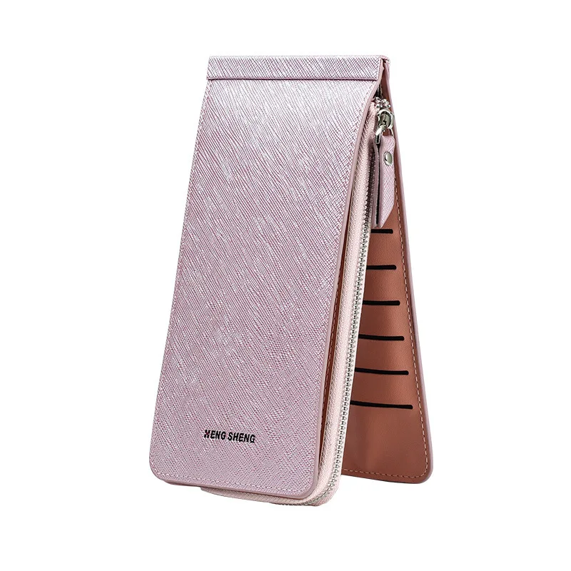 

Long Wallets Zipper Pocket Card Holder Clutch Utral-slim Purse Coin Credit Card Wallet Ticket Credit Card Bag Case Wallet Men
