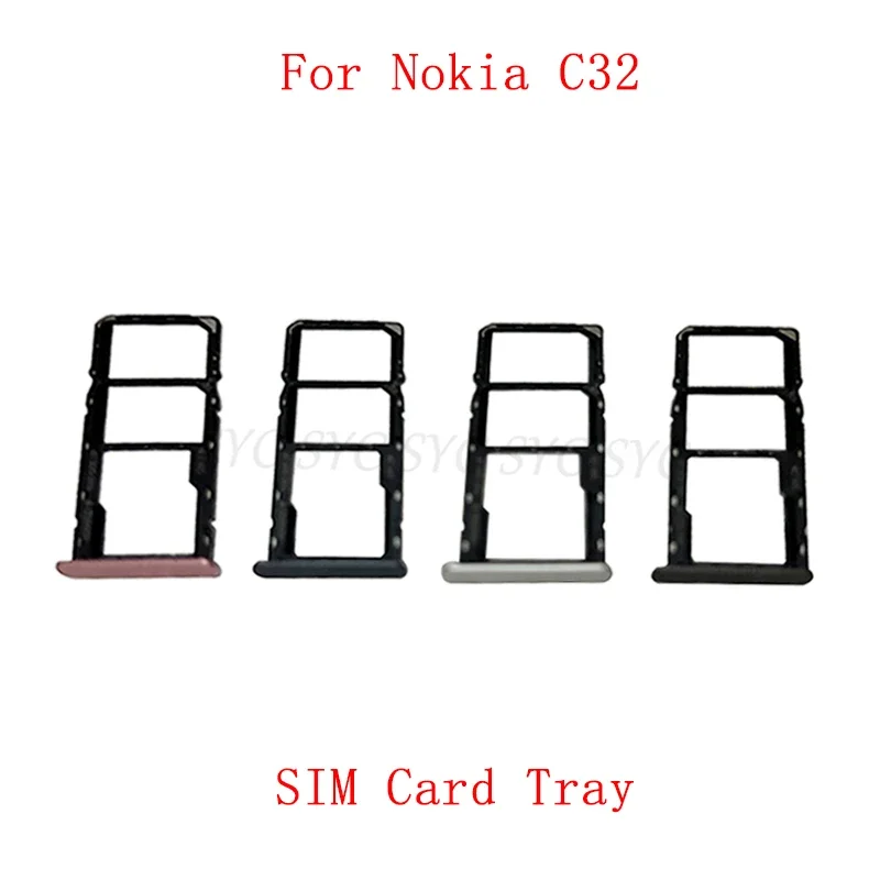 

Лоток для SIM-карты, слот для SIM-карты для Nokia C32, держатель карты памяти MicroSD, запасные части