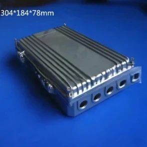 304x184x78mm Diy Aluminium Electronics Enclosure Amplifier Die Cast Aluminum Case IP67 Signal Project Housing Box Base Station