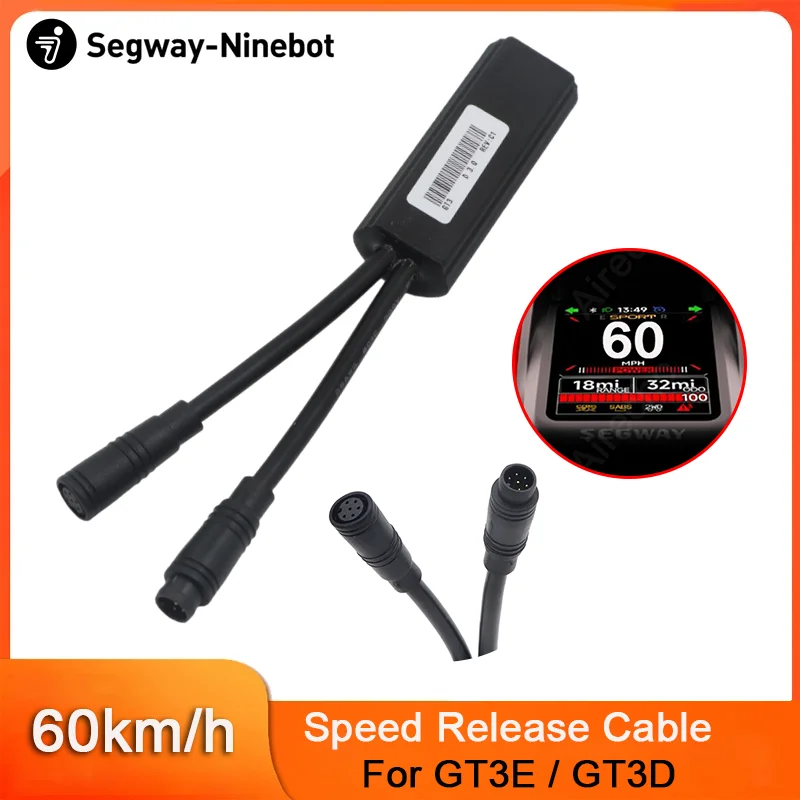 Newest 60KM/H Unlocking Speed Cables for Ninebot By Segway GT3E/GT3D Electric Scooter Customized Limit Speed Release Line Parts