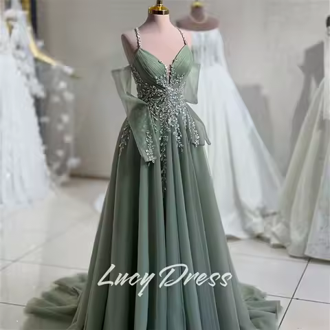 Lucy Customized Special Occasion Dress Wedding Party Dress Prom Dress Dresses for Birthday Luxury Evening Dresses Elegant Party