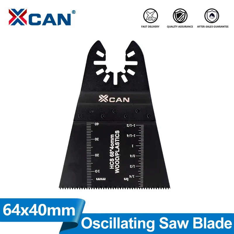 

XCAN 1pc 68mm Oscillating Saw Blade High Carbon Steel Multi-Function Renovator Saw Blade For Soft Metal Wood Plastic Cutting