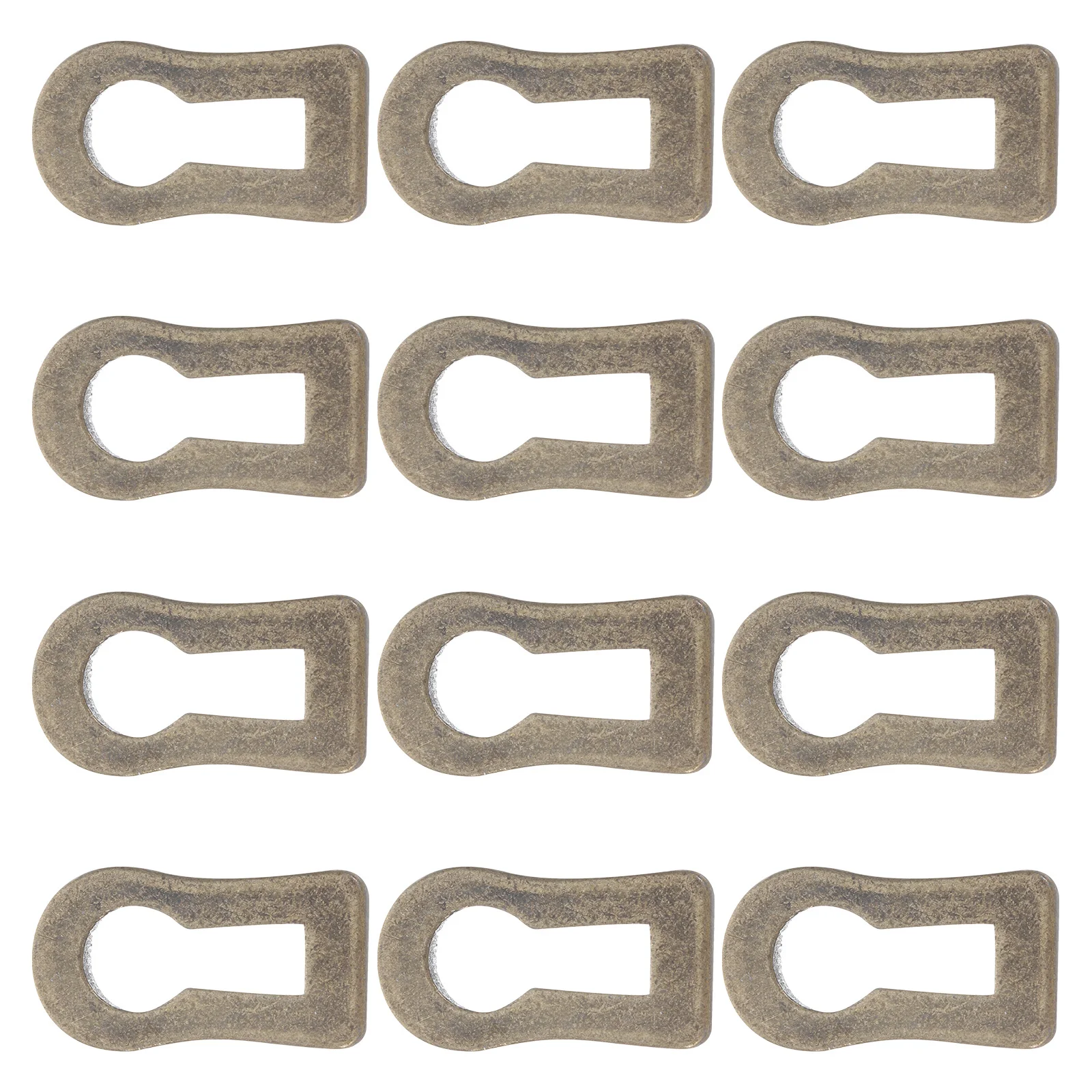 

12Pcs Zinc Alloy Oval Keyhole Cover Escutcheon Plate Cabinet Door Drawer Decoration Furniture Lock Hardware Vintage Repair Cover