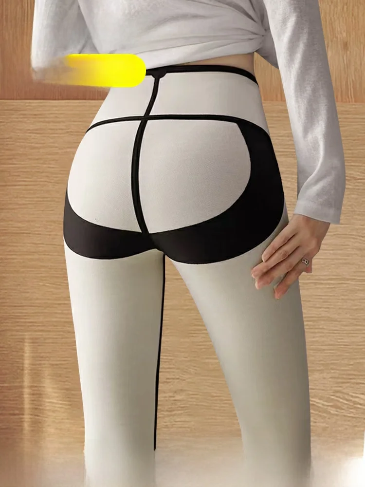 

Утепленные леггинсы для йоги с высокой талией, корректирующие живот и подтягивающие ягодицы, осенне-зимняя женская верхняя одежда