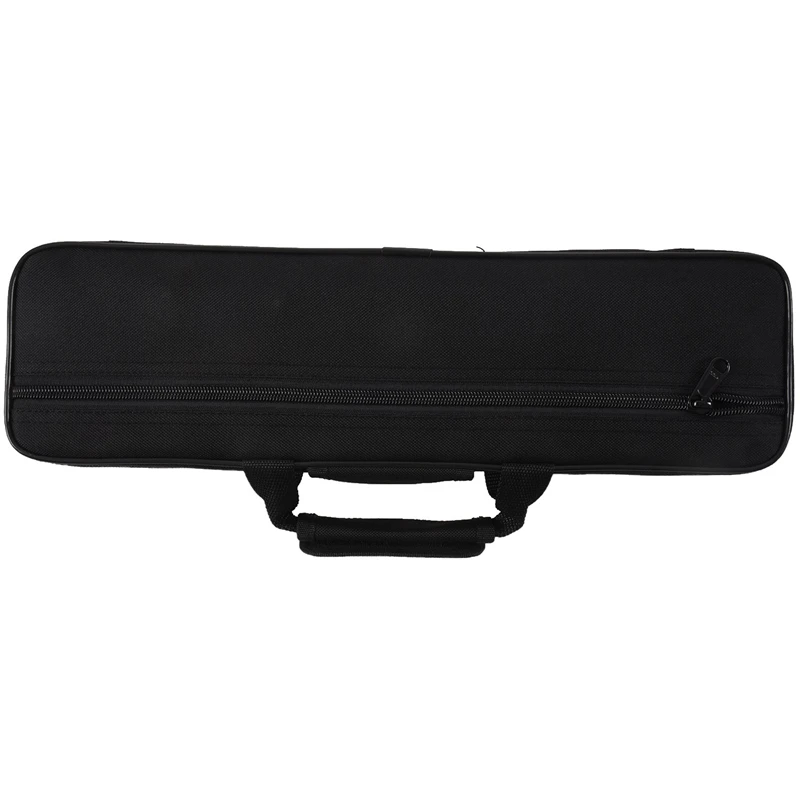 Nylon Acolchoado Flauta Bag, Carry Case Capa, Alça de Ombro, Escova De Limpeza Macia, Cleaner Saver Pad, 1 Pc 52cm