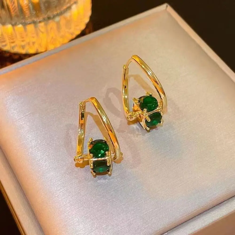 1 Pair Fashion Jewelry Copper Magnetherapy Germanium Earrings Luxury Magnetic Earrings Colorful Weight Loss Earring Women