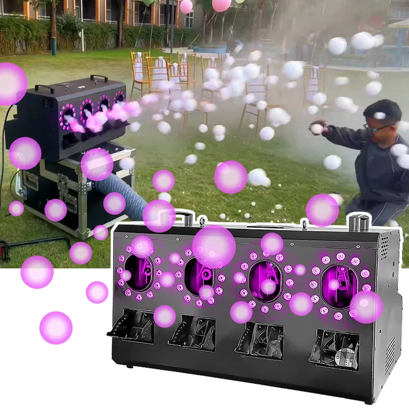 900w 1600w Smoke Bubble Machine Led Remote Control Smoke Fog Bubble Machine for Wedding Party Stage