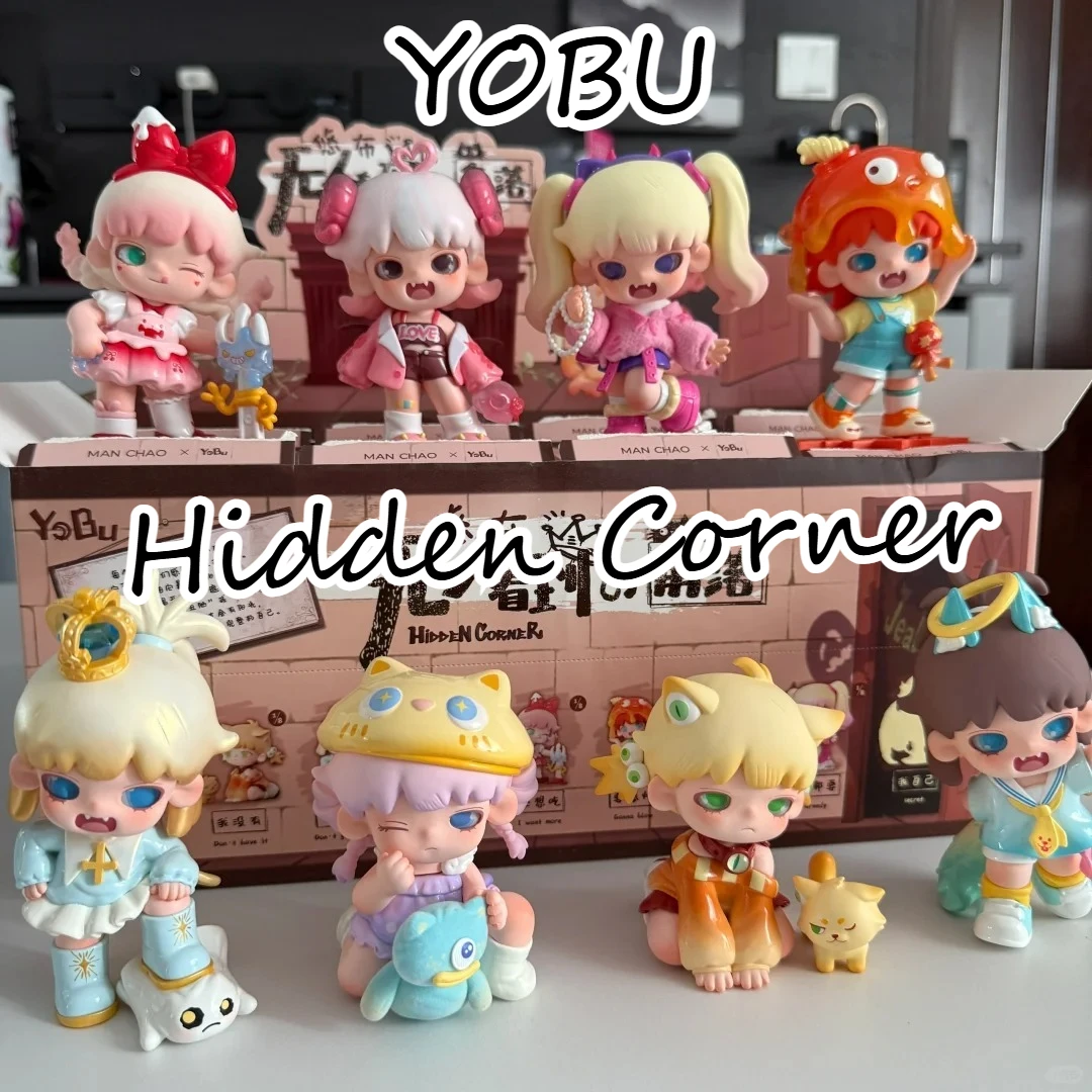 

YOBU V3 Hidden Corner Series Blind Box Cute Doll Trendy Mystery Box Collectibles Handmade Desktop Ornament Girl Surprise Gift