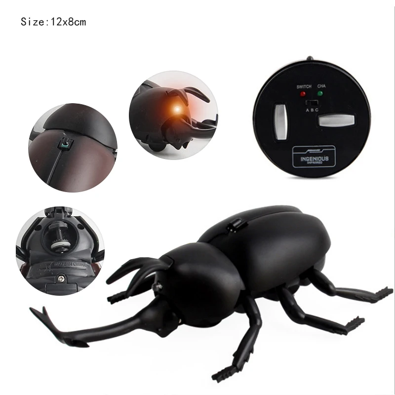 Horror Simulation Remote Control Electric Snake Halloween Prank Toys for Boy Kid Children Gags Animals Mouse Rc Spider Cockroach