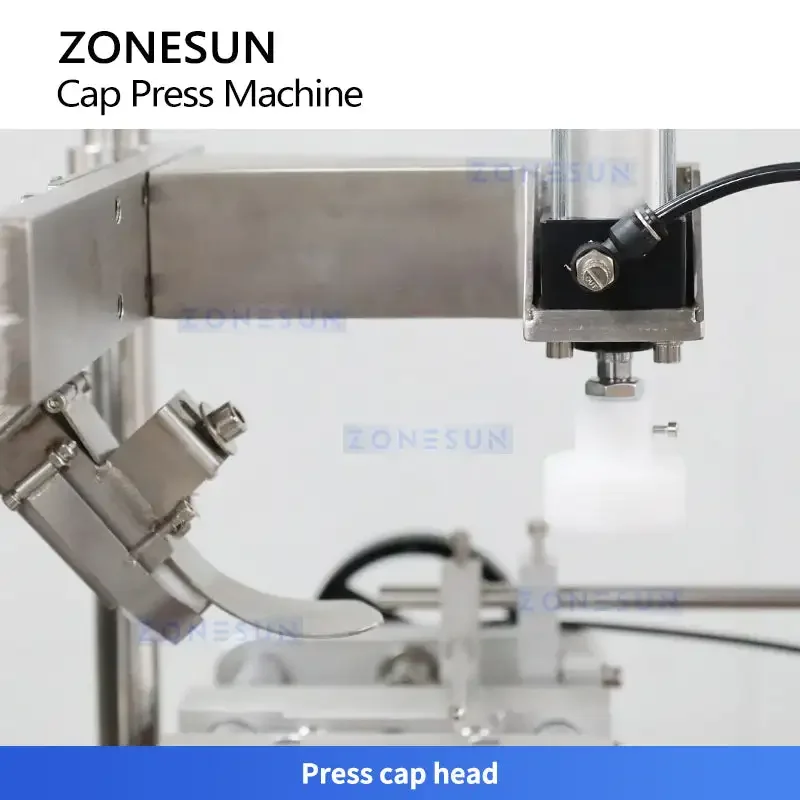 ZONESUN ZS-PG01 เครื่องกดฝาขวดอัตโนมัติ เครื่องกดฝาขวด