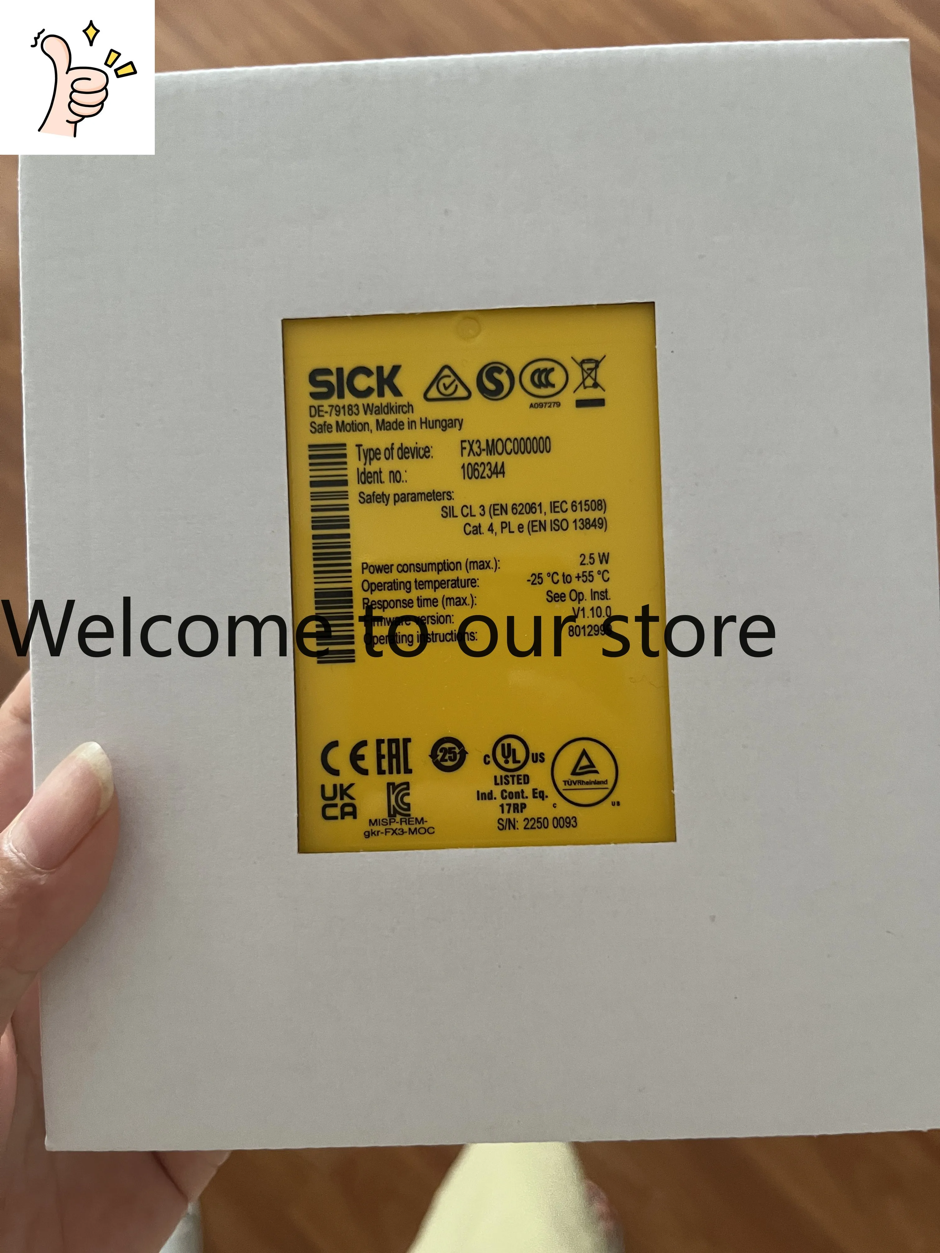 SICK FX3-MOC000000, Order Number 1062344 Imported From Germany, Original And Genuine.