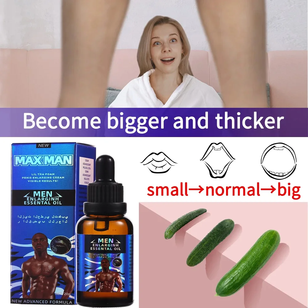 Penis Massage Oil Man Thickening Growth Cock Erection Enhance Men Health Care Penile Growth Bigger Penis Essential Oil