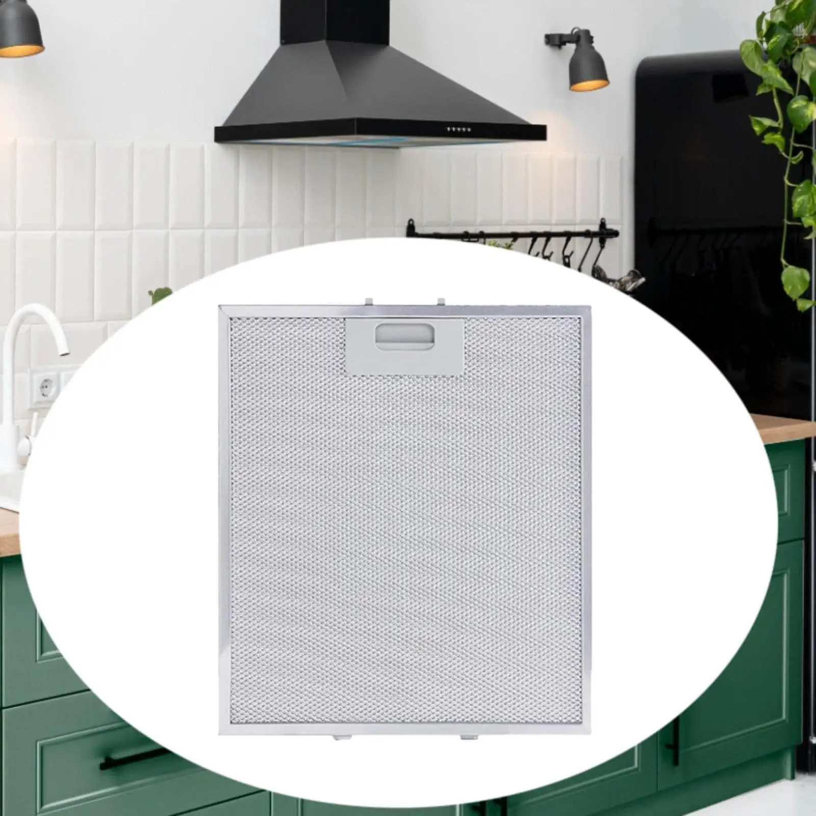 Kitchen Oil Filter Extractor Fan Mesh Range Hood Vent Screen Stainless Steel Replacement for Cooker Hood 300x250mm