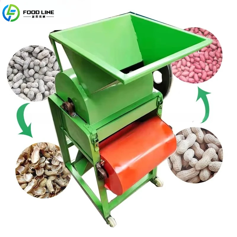 

Customized Commercial Peanut Sheller Machine with Dust Removal System Industrial Peanut Shelling Equipment