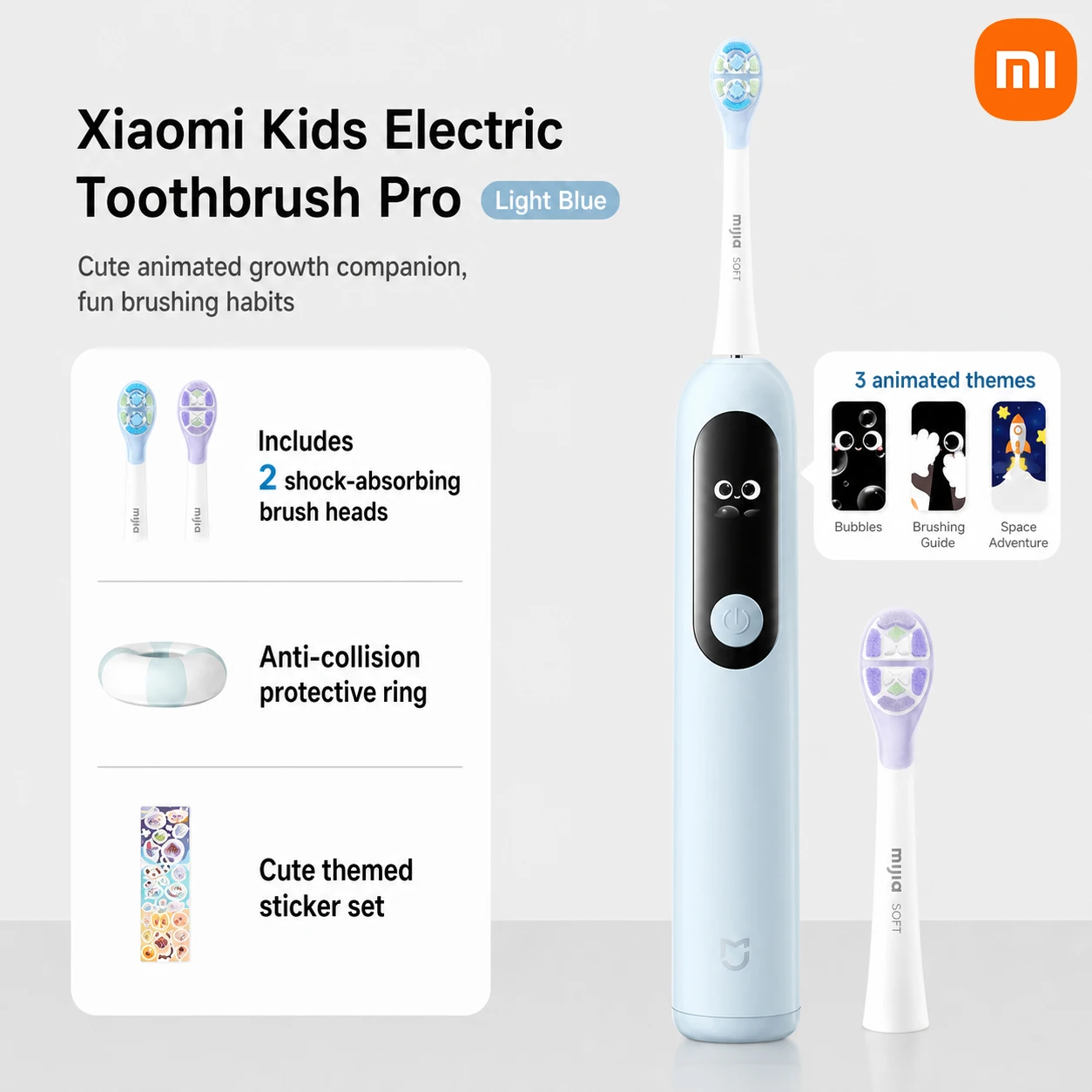 Xiaomi Baby Products - فرشاة أسنان كهربائية للأطفال من شاومي