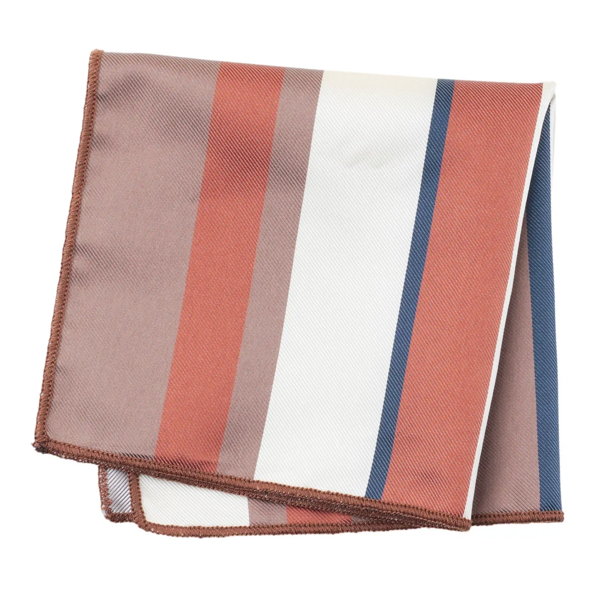 3pcs Men's Pocket Towel Polyester Silk Color Woven Jacquard Suit Square Towel Striped Handkerchief Suit Bag Fashion Casual 23cm