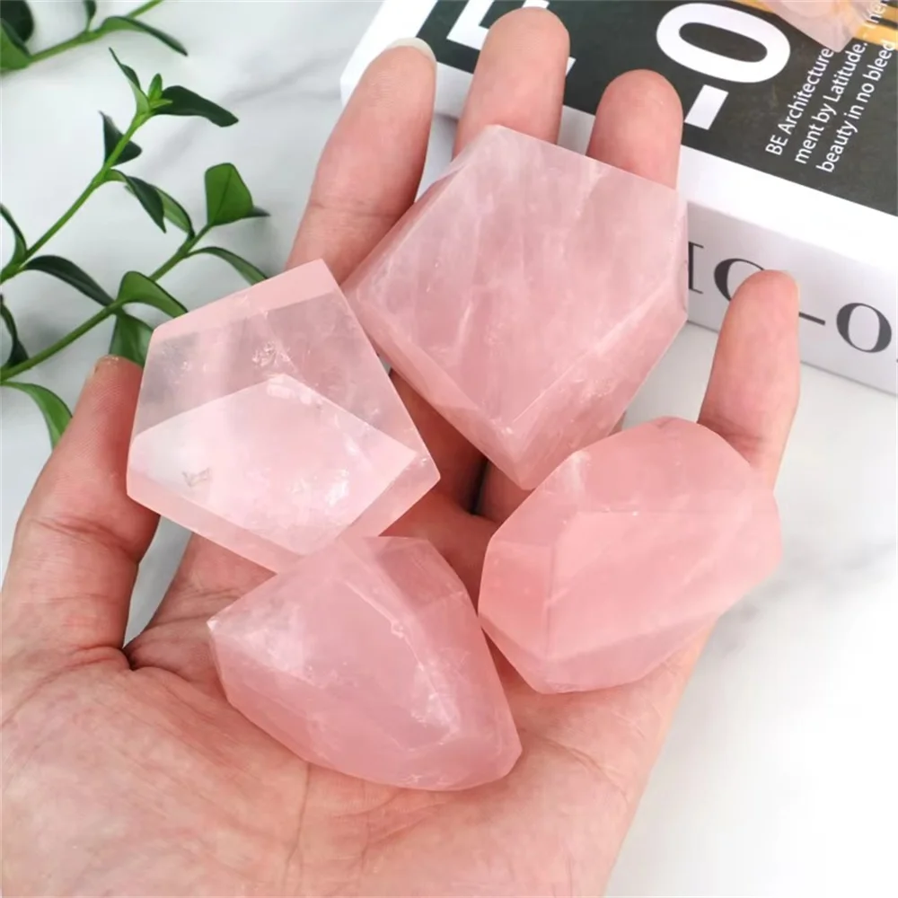 

Wholesale Raw Stones Natural Gemstones Pink Quartz Rose Quartz Crystal Free Form For meditation