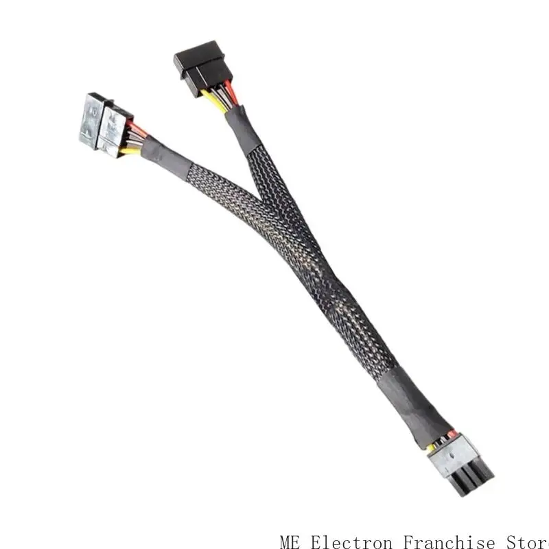 T5ea 8pin Double 4pin Servidores Conversores energia Adaptador proteção para sistemas gabinete disco rígido