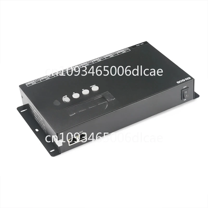 EN-508 art-net support 8CH PC online program control addressable pixel light controller, with music control function, TTL RS485