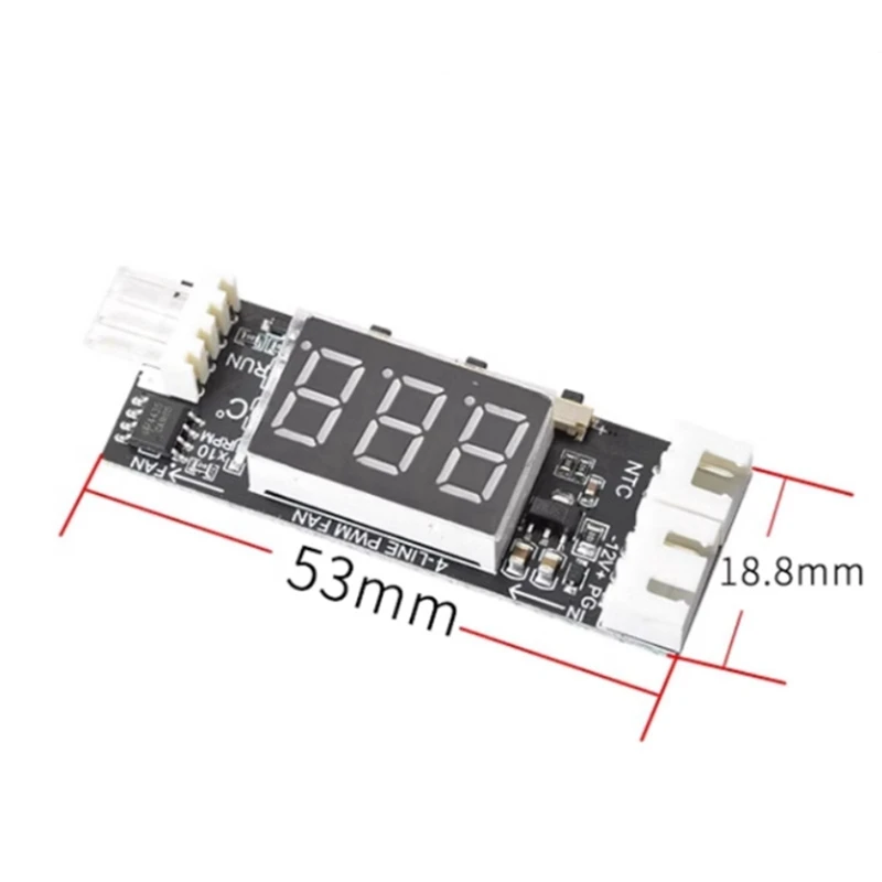 12V pwm 4-Draht-Lüftertemperaturregler Drehzahl regler Chassis Rausch unterdrückung modul unterstützt Lüfter drehzahl regelung, einfach zu bedienen