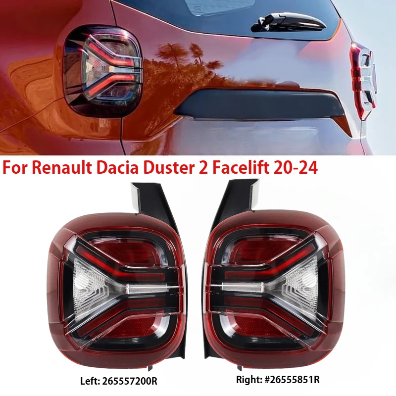 

Rear Left or Right LED Tail Light Brake Signal Lamp 265557200R For Renault Dacia Duster 2 Facelift 2020-2024