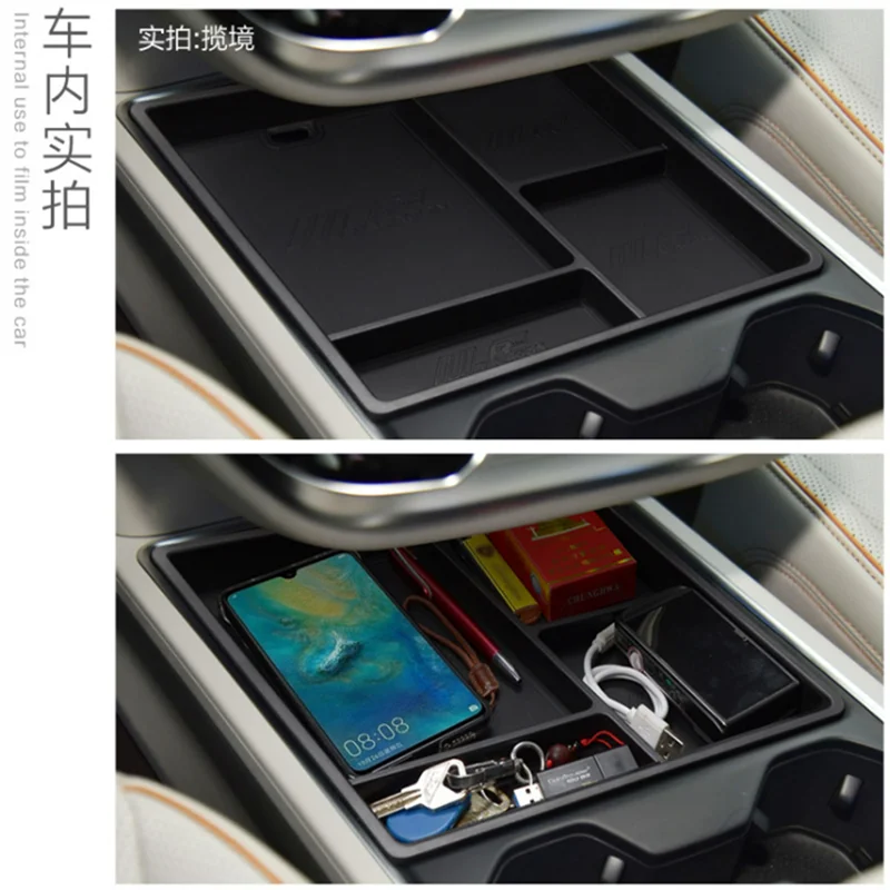 

LHD Interior For Volkswagen TALAGON 2021 2022 2023 2024 Moulding Central Storage Box Pallet Armrest Container Box Cover