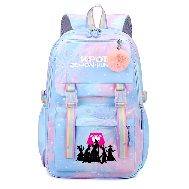 حقائب مدرسية للفتيات من KPop Demon Hunters Derpy Tiger HUNTR/X حقيبة ظهر مطبوعة للطلاب والأطفال أفضل هدية