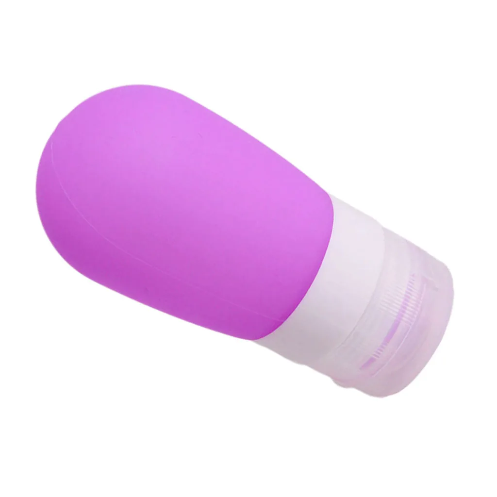 80ml シリコーン トラベル パッキング ボトル ローション シャンプー バス コンテナー ブルー