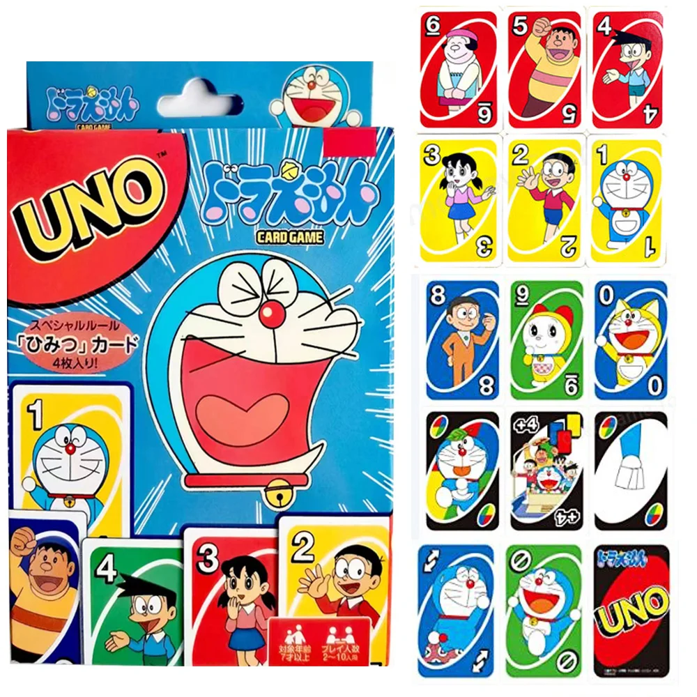 UNO FLIP! TOTORO Board Game Anime Cartoon Pokemon Figure Pattern Family Funny Entertainment uno Cards Games Christmas Gifts