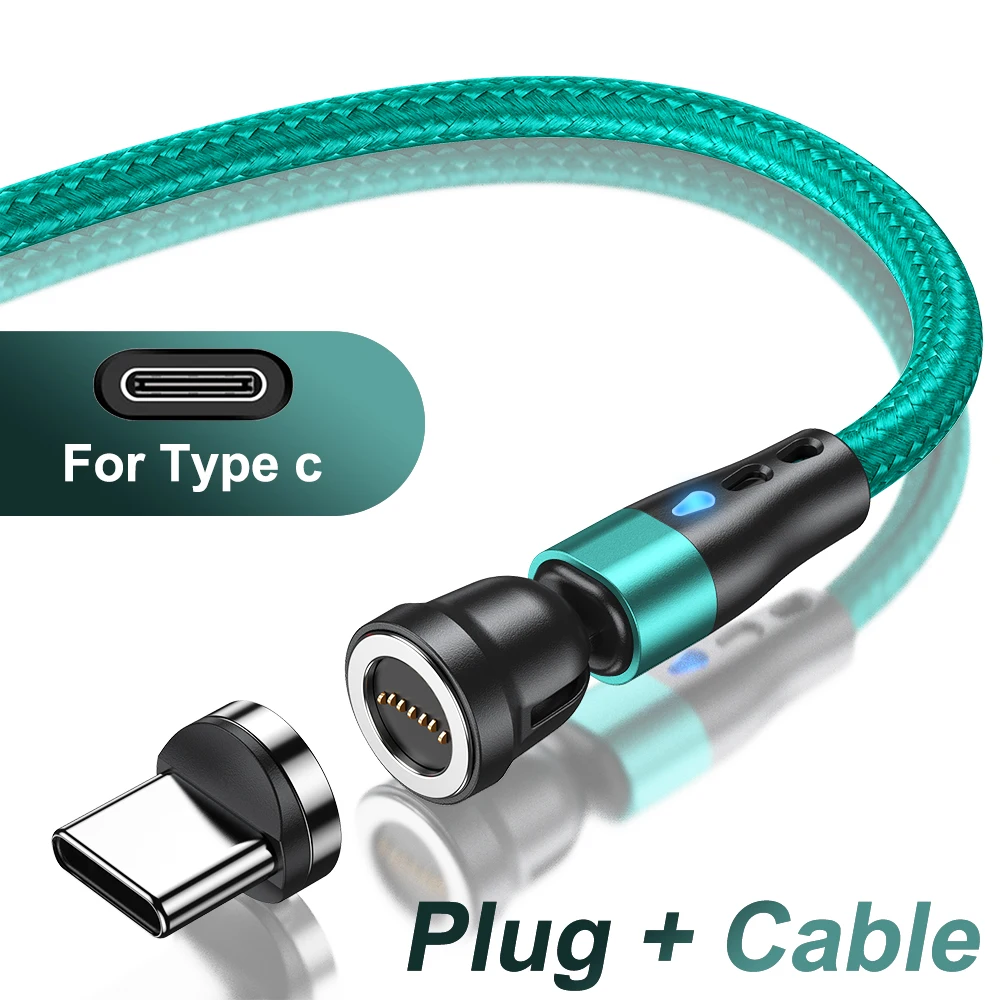 AUFU 7Pin 5A Magnetische Typ C Kabel Für Xiaomi POCO Redmi Magnet Schnelle Lade Draht Für iPhone iPad Samsung Micro USB Daten kabel