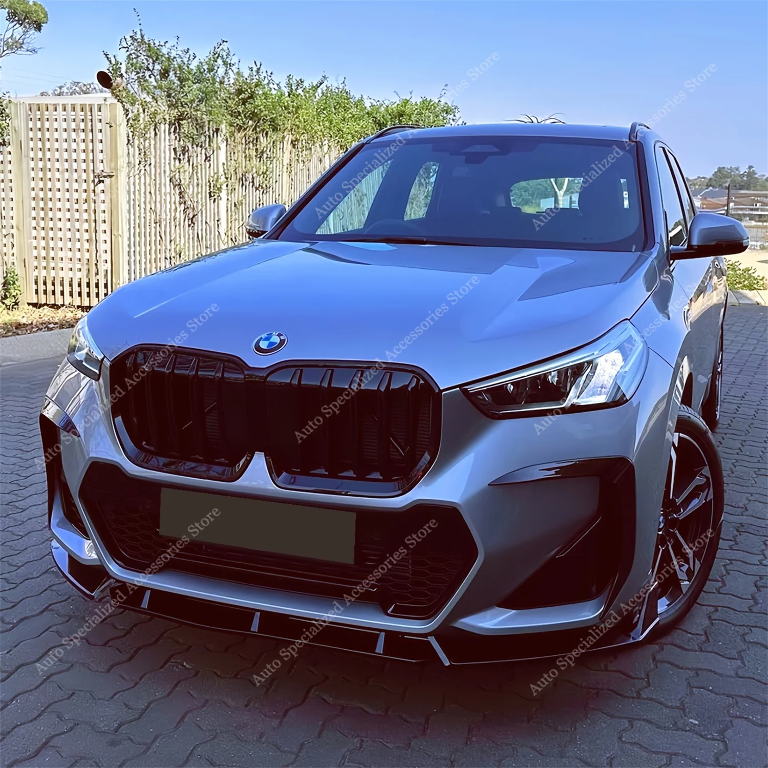 

MT Style Front Bumper Splitter Lip Spoiler Canards Blade For Bmw X1 iX1 U11 25i 20i 23i ix1 M Sport 2023-2025 Bodykits Tuning