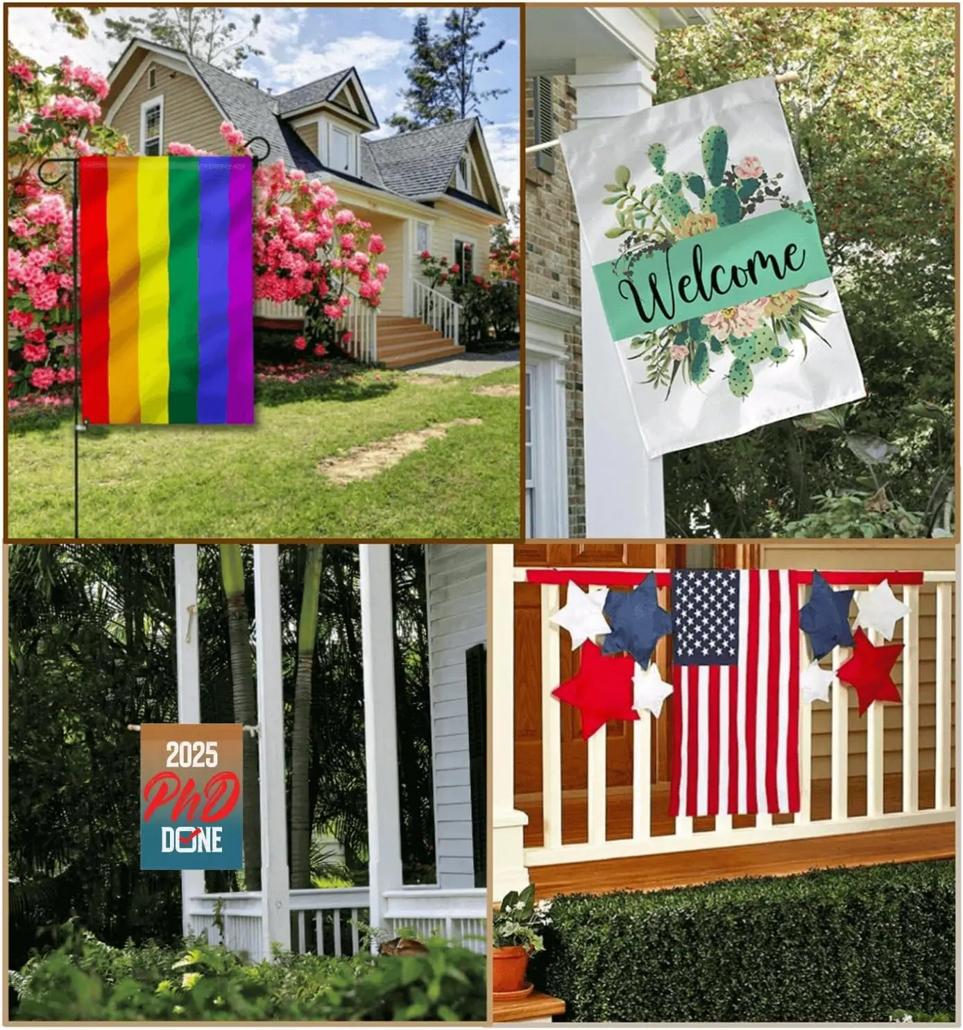 PH.D DONE 2025 تشريح الطبيب دكتوراه ساحة العلم 12x18 مزدوجة الوجهين الجدة منزل العلم للحديقة HZZ #6