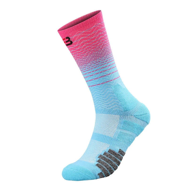 Anti-slip Football Socks Men Women Non-slip Soccer Basketball Tennis Sport Socks Grip Cycling Riding Socks 39-45