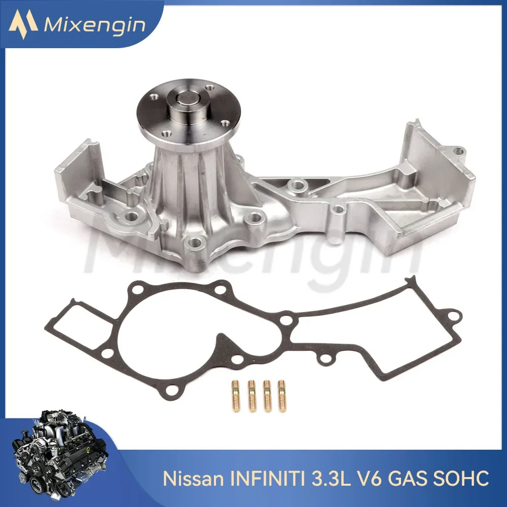 

Engine Water Pump with Gasket kit fit 3.3 L VG33E V6 GAS SOHC Naturally Aspirated For Nissan Infiniti Frontier QX4 3.3L 96-04