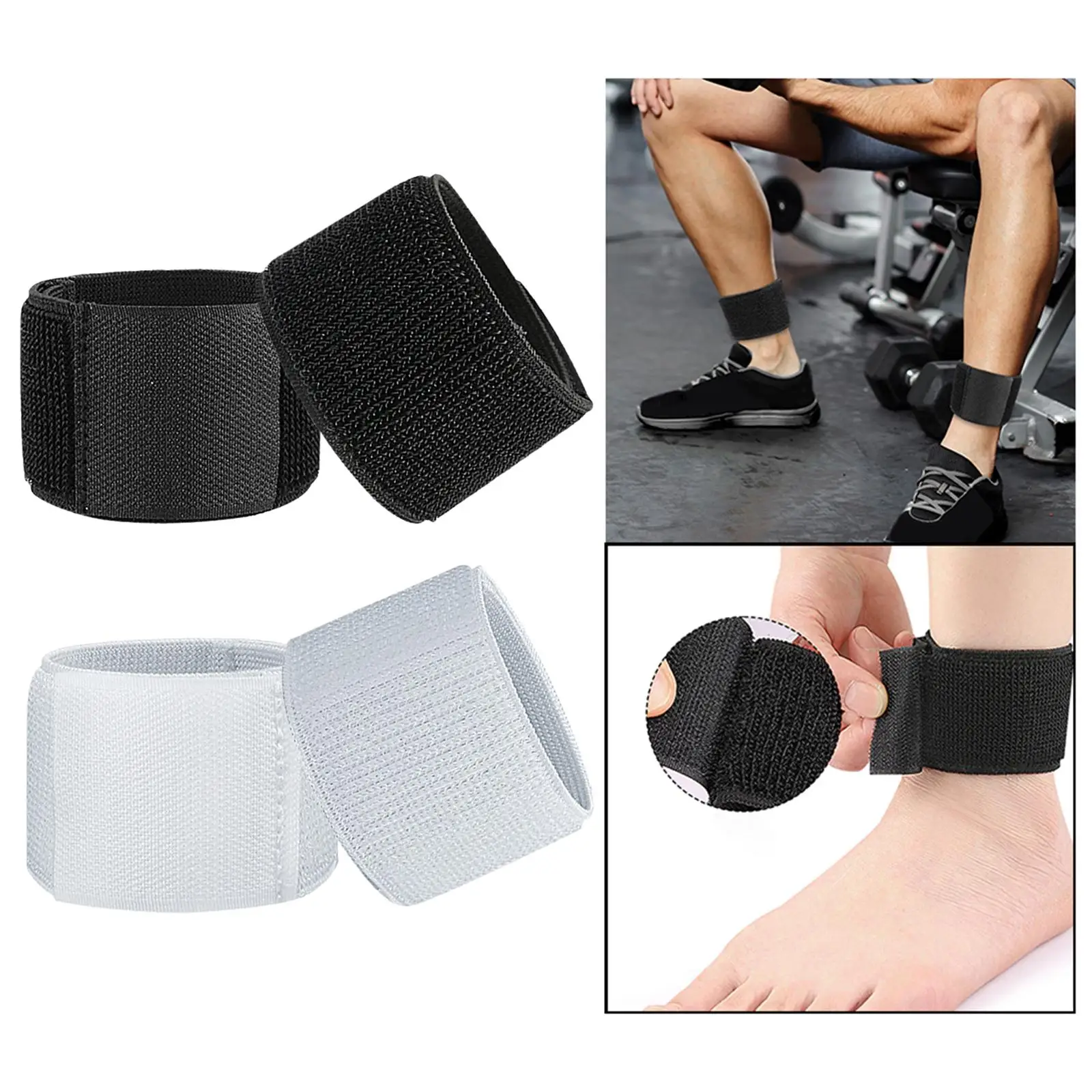 

2 футбольных ремня для защиты голени, противоскользящие футбольные ремни на щиколотке, повязки для футбольных носков