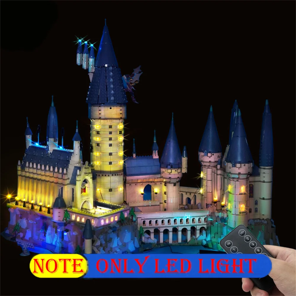 Juego de iluminación de película Harrysing Potter para el castillo de Hogwarts 71043, no incluye bloques de construcción (solo kit de luces LED)