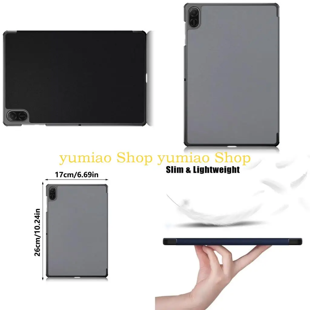 

587b Складная подставка магнитная крышка Auto Sleep Wake Wake Case для Pad X8A 11 дюйма 2024